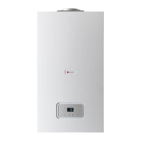 Saunier Duval – Chaudière gaz à basse température 25kW – Classe énergétique A – Débit 11,7 l/min – Température réglable 35-60°C (1/2)