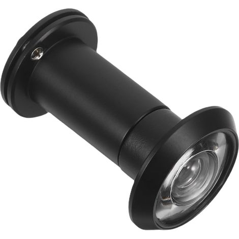 Porte épaisseur 3,9-5,9 cm œil de porte d'entrée avec vision nocturne à angle 20°, alliage de zinc 16 mm, cache anti-intrusion, conçu pour portes d'appartements et hôtels (1/5)