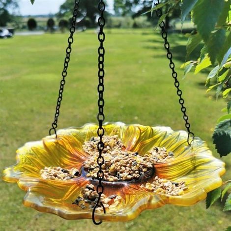 Kreativer und praktischer neuer Sonnenblumen-Vogelfutterspender - A -