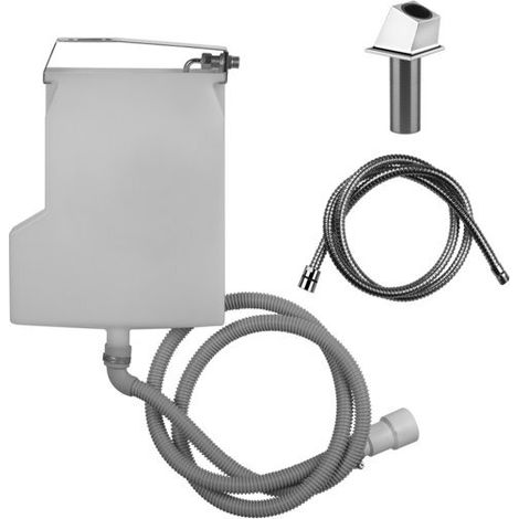 Racor de manguera Gessi Securflex, Rosette Eleganza, para borde