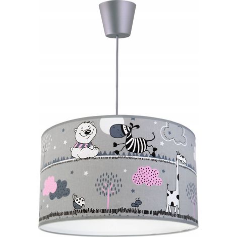 LÁMPARA DE TECHO COLGANTE INFANTIL LOFT, PANTALLA LED (1/5)