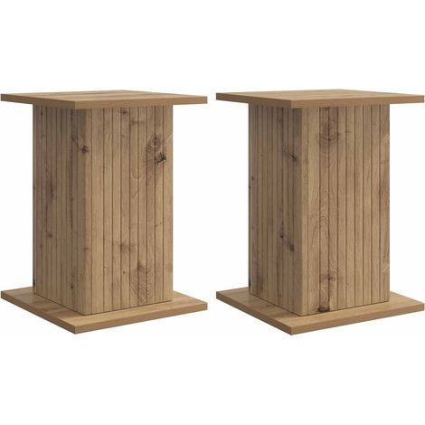 Maison Exclusive - Supporto per piante 2 pcs Rovere Artigianale 30,5 x 30 x 43 cm