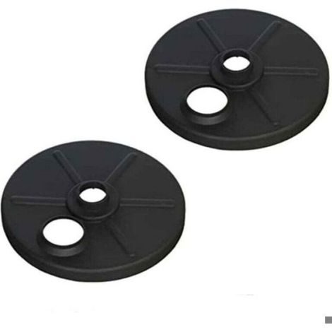 Cache Poussiere Tondeuse - Plastique Durable - Pour Roues Tondeuse a Gazon - Modele 532189403 - 2 Pieces