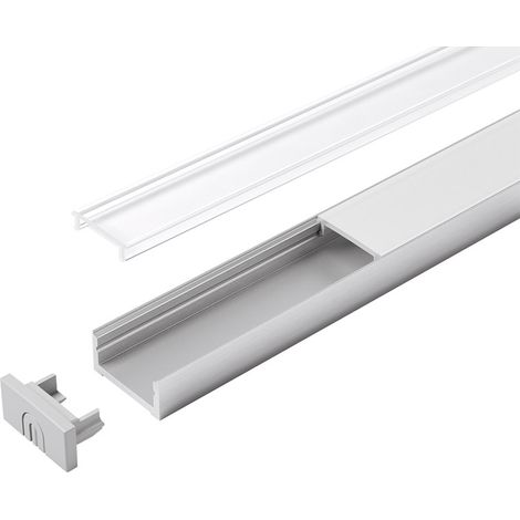 Profil ChannelLine D Profil opalL3m Alu-+ profil de couverture (1/5)