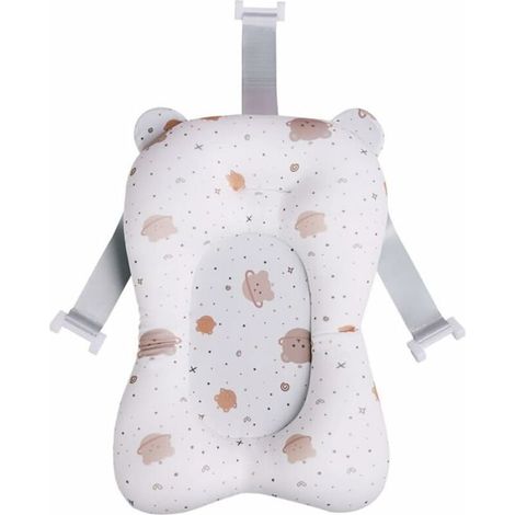 EASYCOMFORT de bain pour nouveau-né, Coussin De Baignoire Bébé,Tapis de Bain Antidérapant Support Siège de Bain Baignoire Bébé pour Douche Pliable Bébé Coussin Flottant de Baignoire pour Nouveau-né (1/5)