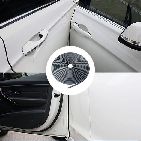 Joint de bordure de porte - Joint en caoutchouc souple pour protection anti-rayure - Pour portes automobiles et surfaces planes - Lot de 5 mètres (1/5)