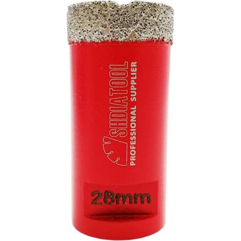 Forets Diamant 28mm Trépans de Forage avec Filetage M14 pour Perçage à sec en Porcelaine Carrelage Granit Marbre