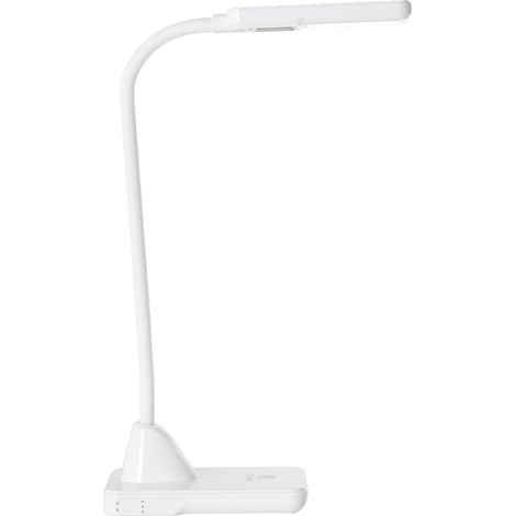 BRILLIANT lampe Joscha LED lampe de table blanc  1x LED 5W intégrée, (418lm, 4600K)  Échelle A ++ à E  Avec gradateur tactile à 3 niveaux