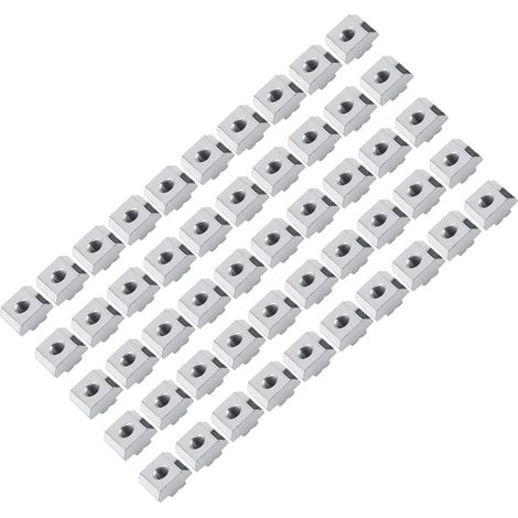 Vernickelte Gleit-T-Nutmutter aus Kohlenstoffstahl für Aluminiumprofilzubehör (EU30 M6) (1/5)