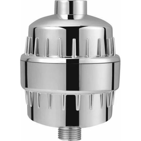 Filtre de douche anti-calcaire avec cartouches remplaçables, filtre chlore, métaux lourds, adoucit l'eau – DELKEVIC (1/3)