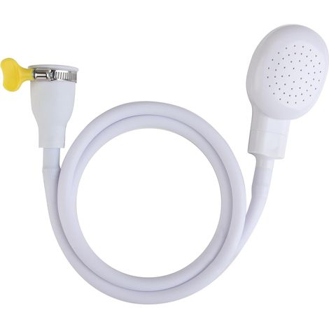Pommeau De Douche - Tuyau En Caoutchouc 1,3 M - Pour Bain Animal Et Hygiène Domestique - 1 Pièce (1/5)