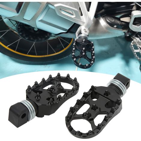 1 Paar hintere Fußrasten für BMW R1200GS LC Adventure (langer Radstand) Schwarz (1/5)