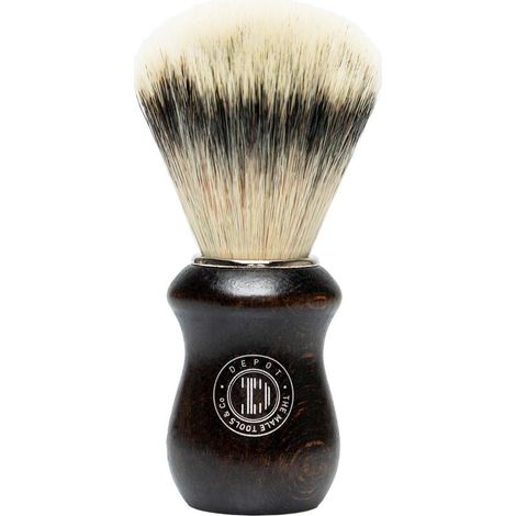 Depot, Accessories No. 731 Luxury, Wooden, Face Shaving Brush, Brown