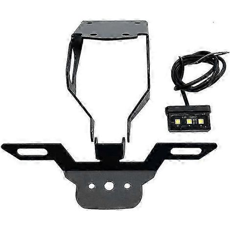 Support de plaque d'immatriculation avec feu arrière LED pour moto Kawasaki ZX-10R 2017 2018 2019 2020 ( ) (1/5)