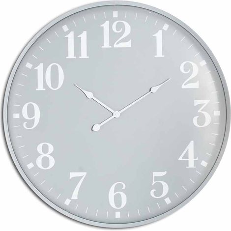 Ashmount Large Wall Clock - Metal - L5 x W80 x H80 cm - Grey