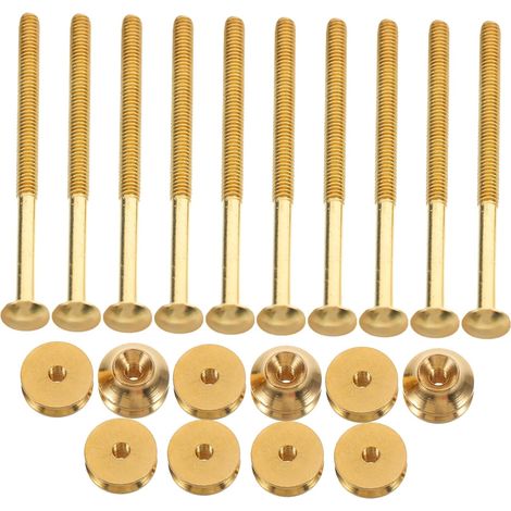10 Ensembles Boulons Écrous pour Réparation de Poignées de Théière Accessoires de Mobilier pour Usage Instrumental (1/5)
