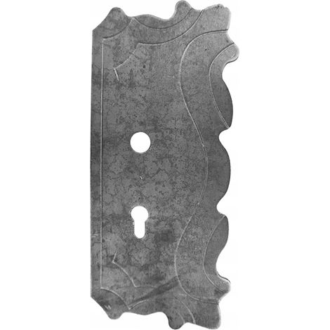 Placa derecha, 72 orificios, elementos forjados, 63.110.72 H305XL135 4MM