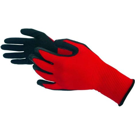 Kapriol Guanti Easy Grip Taglia 9 - Comfort e Precisione - Rosso e Nero (1/3)