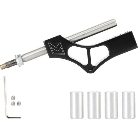 1 Extensión de palanca de cambios regulable en altura, de acero inoxidable y aluminio, para motor Acura Civic CRX B/D (1/5)