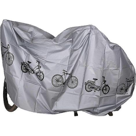 Housse de vélo imperméable d'extérieur, résistante à la pluie, au soleil, aux UV, à la poussière et au vent, 200 x 100 cm (1/5)