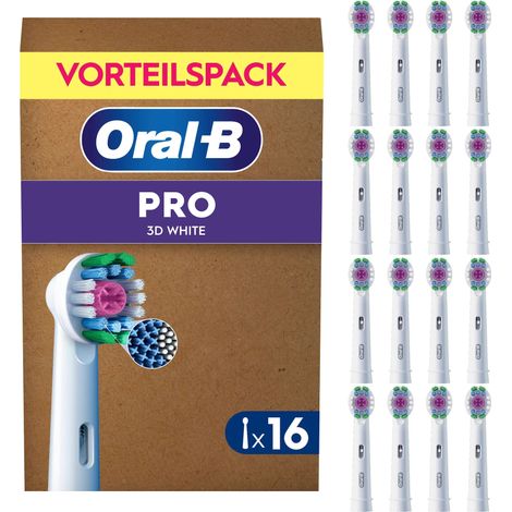 Oral-B Pro 3D White 16er FFU Aufsteckbürsten