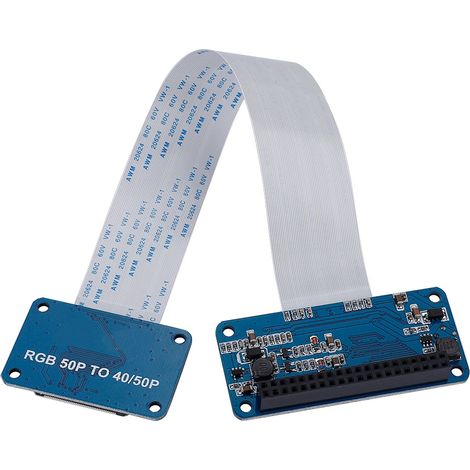 Kit de carte pilote LCD RGB, pilote DPI, carte adaptatrice 50 broches vers 40 broches pour Raspberry Pi