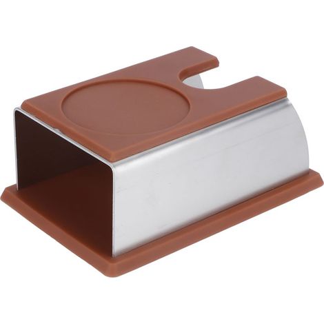 Support pour tasseur à café antidérapant, tapis de tassement d'angle pour café moulu, accessoire pour le tassement du café (café) (1/5)