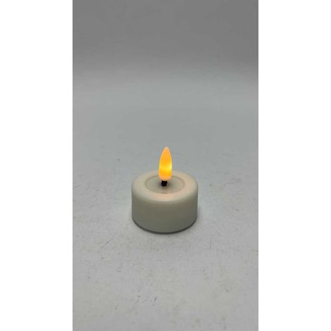 BONTURI CASA HOME DECORATION Tealight D 4,5 Cm Bianca con Timer