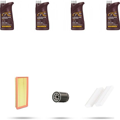 Kit tagliando 3 FILTRI e 4L OLIO compatibile con Ds4 II 1.2 PureTech 96kw dal 2021 (1/4)