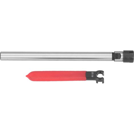 Rallonge droite longue pour porte-pince de serrage CNC, serrage 1-7 mm avec clé C12-ER11M-150L 150 mm (1/5)