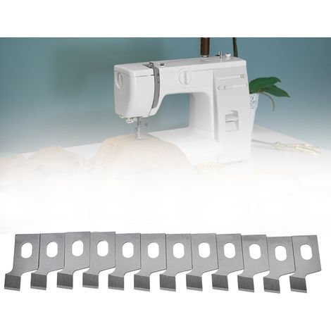 12 Lames Droites 781 pour Machine à Coudre Boutonnière, Pièces de Rechange pour Matériel de Couture Industriel (5/16") (1/2)