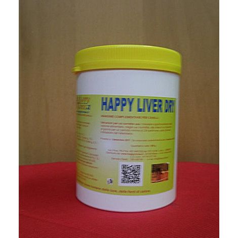 HAPPY LIVER dry mangime complementare apparato gastro intestinale per cavalli 500 g