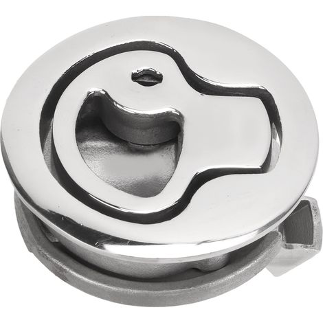 Verrou de porte de bateau 2 pouces, style rond, en acier inoxydable 316, à fermeture affleurante, pour camping-car, bateau et maison. (1/5)