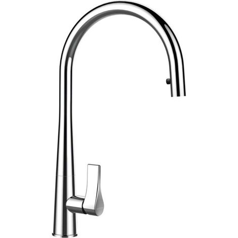 Schock Küchenarmatur Gota (ausziehbarer Auslauf) Chrom Hochdruck (1/4)