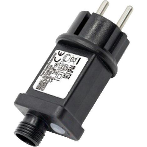 Alimentation par transformateur 24 V adaptée aux décorations LED de Noël et d'Halloween (prise européenne). (1/5)