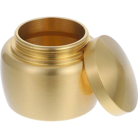 Pot en cuivre pour poudre, récipient portable pour la maison, 4,4 x 4,4 cm, scellé, 1 pièce (1/5)