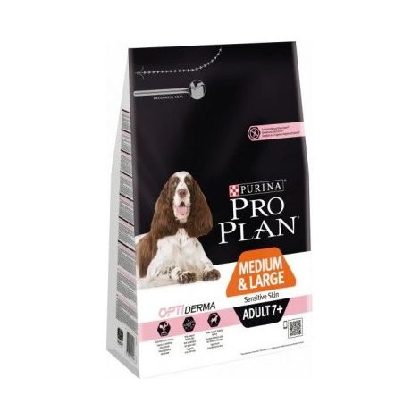 Purina Dog Pro Plan Adult Medium & Large Salmone 7+ Sensitive Skin - Sacco 3 Kg - Cibo Secco Cani