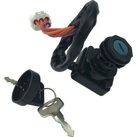 Pièces de moto : Interrupteur d'allumage/verrouillage d'allumage compatible avec les modèles Suzuki 37110-31G00 et 37110-31G01. (1/2)