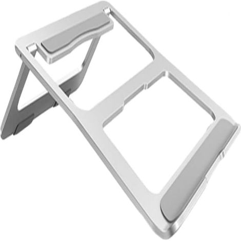 Support De Refroidissement Pour Ordinateur Portable - Alliage D'aluminium - Hauteur Réglable - Usage Bureau Et Lap - 1 Pièce (1/5)