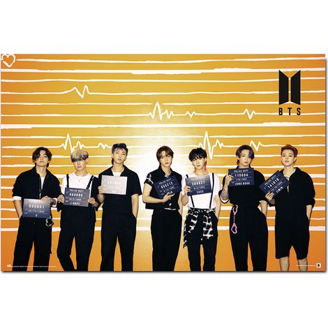 Poster bts  polizia dipartimento.
