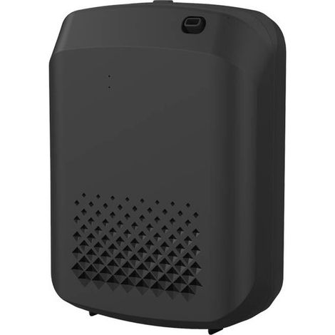 Diffuseur d'arômes sans eau noir 400 ml, contrôle par application Bluetooth pour grand bureau à domicile (1/5)