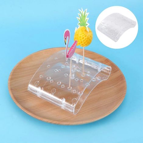 Présentoir à sucettes en plastique transparent compatible avec support simple (1/5)