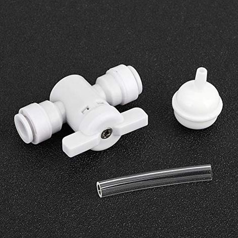 Kit de Système de Générateur de CO2 Bricolage pour Aquarium avec Manomètre Soupape de Réglage Fine Tube de Dioxyde de Carbone pour Plantes Aquatiques