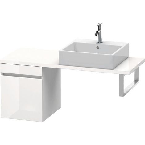 Meuble bas console DURASTYLE 512x400x478mm gris béton mat/we ma