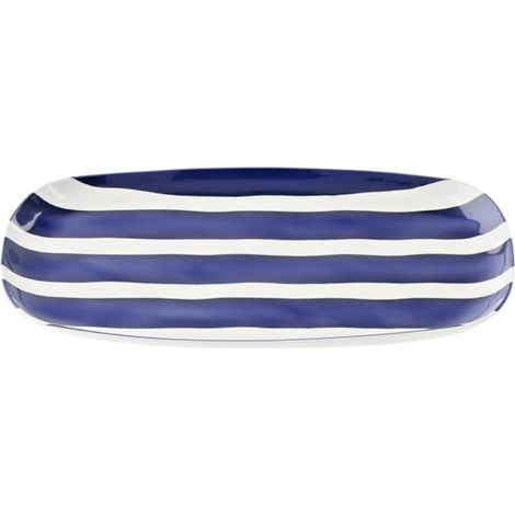 Bandeja M Riviera azul mediterráneo 35x19x2,3