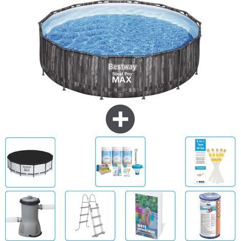 Bestway Piscina Bestway Steel Pro MAX Rotonda - 427x107 cm - 8-pezzi  S556 (1/4)