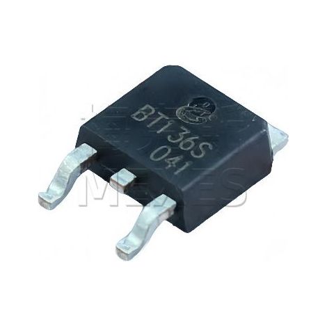 Changdian/Changjing BT136S TO-252 6A/600V Dreipol-Bidirektionaler Thyristor-Chip Elektronische Bauteile (5 Stück)