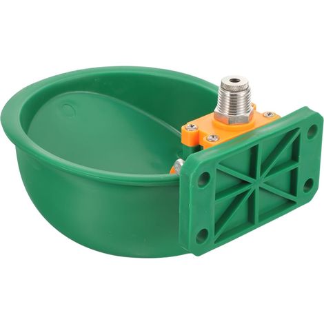 Abreuvoir Automatique en Plastique pour Cheval et Poule, Bord Arrondi, Usage Ferme, Distributeur D'eau Vert, Résistant la Rouille Bord Arrondi, Surface Lisse, Usage à Ferme, Distributeur D’eau pour A (1/5)