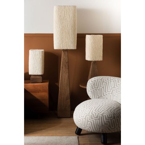 Lampe table carmelo - 20x70cm - Ivoire (1/2)