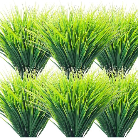 Lot de 20 plantes artificielles d'extérieur, décoration de porche de jardin en faux plastique résistant aux UV (1/5)
